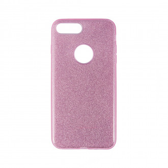 OEM Θήκη Back Cover Θήκη Σιλικόνης Glitter για iPhone 6 / 6s Ροζ