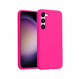 OEM Back Cover Θήκη Ενισχυμένης Σιλικόνης για Samsung Galaxy S23 Plus Φούξια