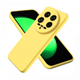 OEM Back Cover Θήκη Ενισχυμένης Σιλικόνης για Xiaomi 14 Ultra Κίτρινο