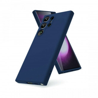 OEM Θήκη Rubber Ενισχυμένης Σιλικόνης για Samsung Galaxy S23 Ultra Μπλε