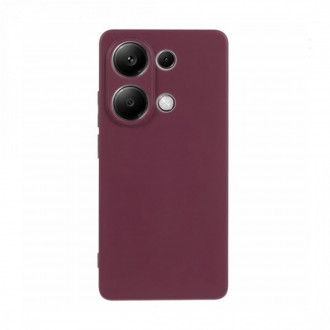 OEM Back Cover Θήκη Ενισχυμένης Σιλικόνης για Xiaomi Redmi Note 13 Pro 4G Βυσσινί