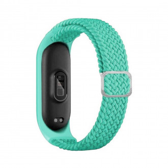 Λουράκι Υφασμάτινο για Xiaomi Mi Band 5/ 6/ 7 Τιρκουάζ