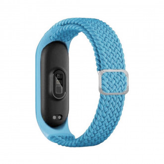 Λουράκι Υφασμάτινο για Xiaomi Mi Band 5/ 6/ 7 Γαλάζιο