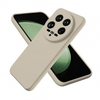 OEM Back Cover Θήκη Ενισχυμένης Σιλικόνης για Xiaomi 15 Ultra 5g Μπέζ