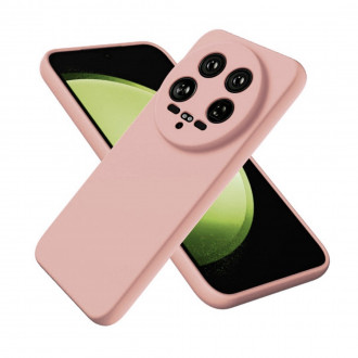 OEM Back Cover Θήκη Ενισχυμένης Σιλικόνης για Xiaomi 15 Ultra 5g Σομόν