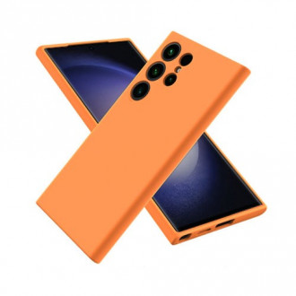 OEM Back Cover Θήκη Ενισχυμένης Σιλικόνης για Samsung Galaxy S25 Ultra Πορτοκαλί