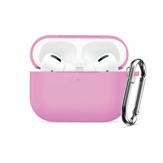 Siipro Θήκη Ενισχυμένης Σιλικόνης για Apple Airpods Pro 2 Ροζ