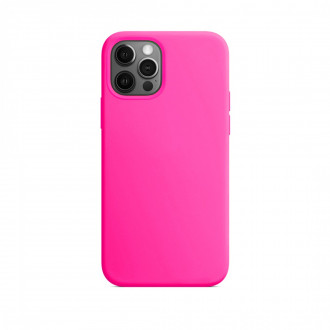 OEM Θήκη Ενισχυμένης Σιλικόνης για iPhone 12 Pro Max Neon Pink