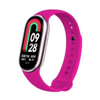 Λουράκι Σιλικόνης για Xiaomi Mi Band 8 Φούξια