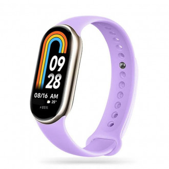 Λουράκι Σιλικόνης για Xiaomi Mi Band 8 Λιλά