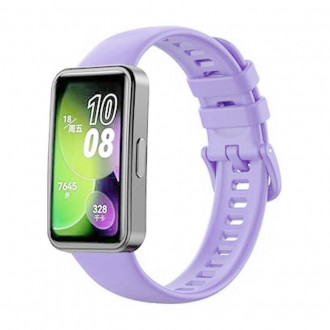 Λουράκι Σιλικόνης για Huawei Band 8/ Band 9 Λιλά