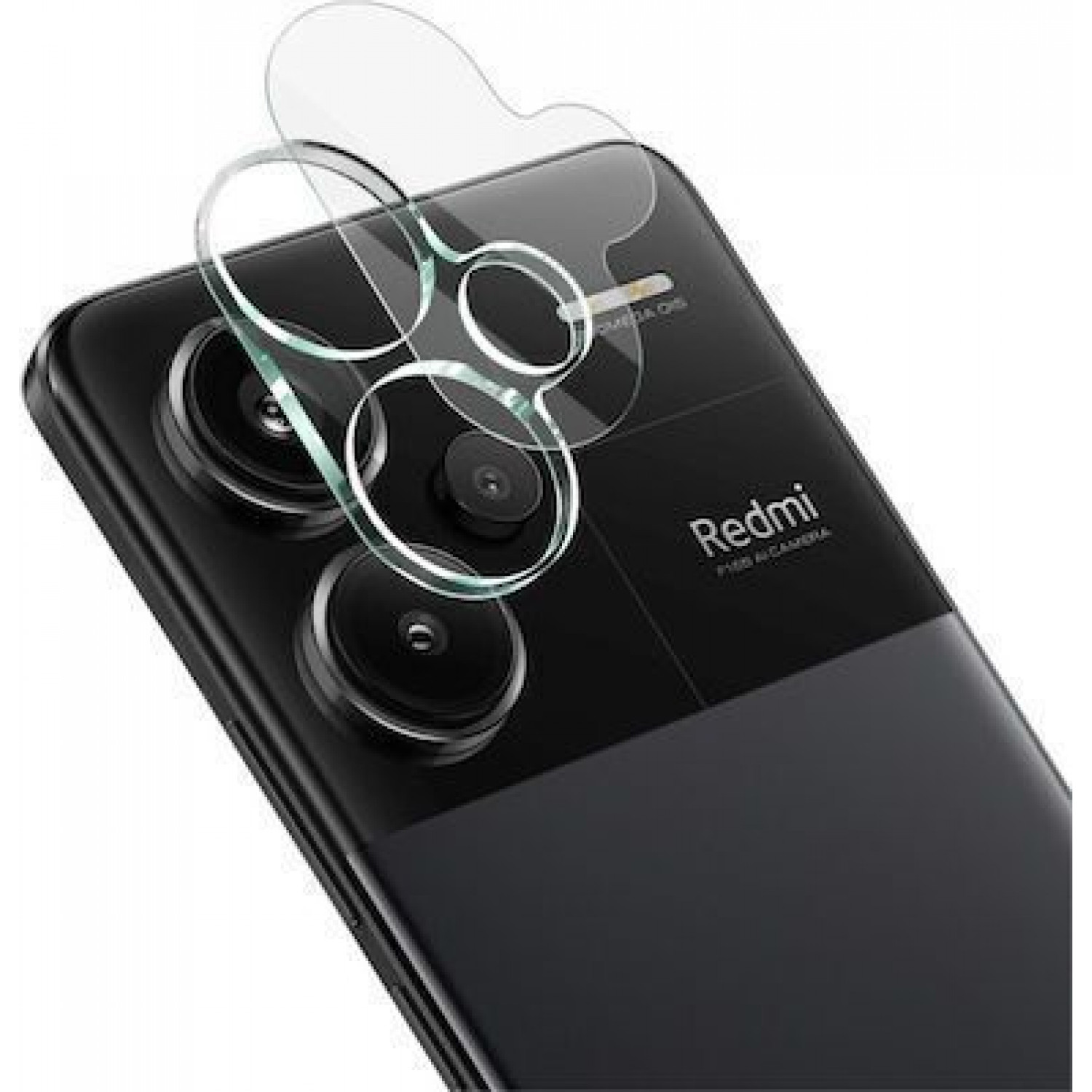 Aντιχαρακτικό Γυαλί Προστασίας Κάμερας Xiaomi Redmi Note 13 Pro Plus Διάφανο