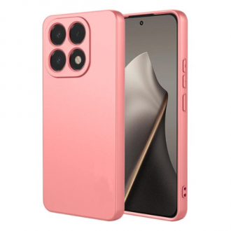 OEM Back Cover Θήκη Ενισχυμένης Σιλικόνης για Xiaomi 15T Ροζ