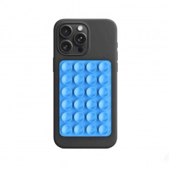 Βεντούζα Σιλικόνης για Κινητό Σκούρο Γαλάζιο