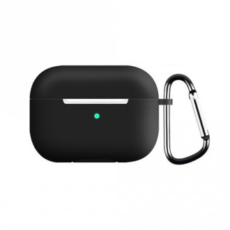 Θήκη Σιλικόνης Soft με Γάντζο Airpods 3 Μαύρο