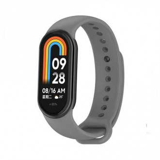 Λουράκι Σιλικόνης Xiaomi Mi Band 8 Γκρί