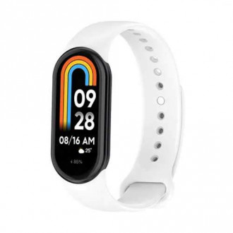 Λουράκι Σιλικόνης Xiaomi Mi Band 8 Λευκό