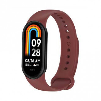 Λουράκι Σιλικόνης Xiaomi Mi Band 8 Μπορντό