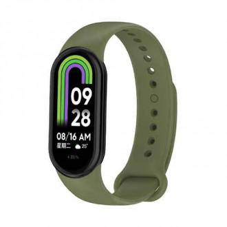 Λουράκι Σιλικόνης για Xiaomi Mi Band 8 Χακί
