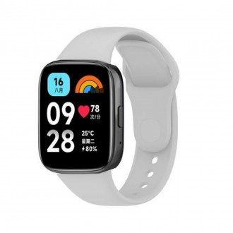 Λουράκι Σιλικόνης για Xiaomi Redmi Watch 3 Λευκό