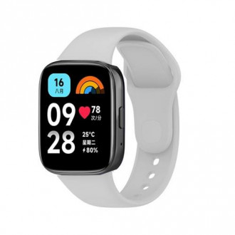 Λουράκι Σιλικόνης για Xiaomi Redmi Watch 3 Active/ 3 Lite Λευκό