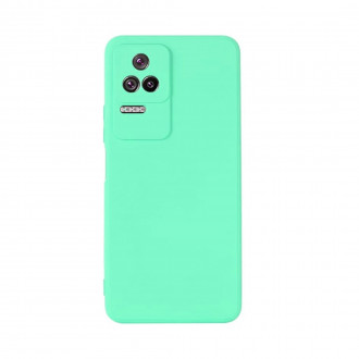 OEM Back Cover Θήκη Ενισχυμένης Σιλικόνης για Xiaomi Poco F4 Τιρκουάζ