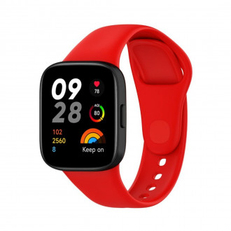 Λουράκι Σιλικόνης για Xiaomi Redmi Watch 3 Κόκκινο