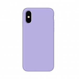 OEM Back Cover Θήκη Λεπτής Σιλικόνης Matte για iPhone Xs Max Λιλά