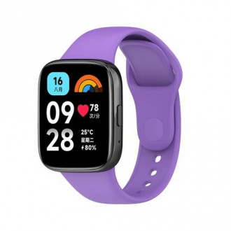 Λουράκι Σιλικόνης για Xiaomi Redmi Watch 3 Active/ 3 Lite Λιλά