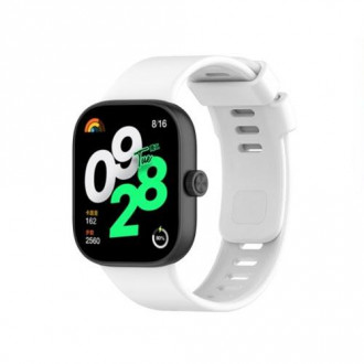 Λουράκι Σιλικόνης για Xiaomi Redmi Watch 4 Λευκό