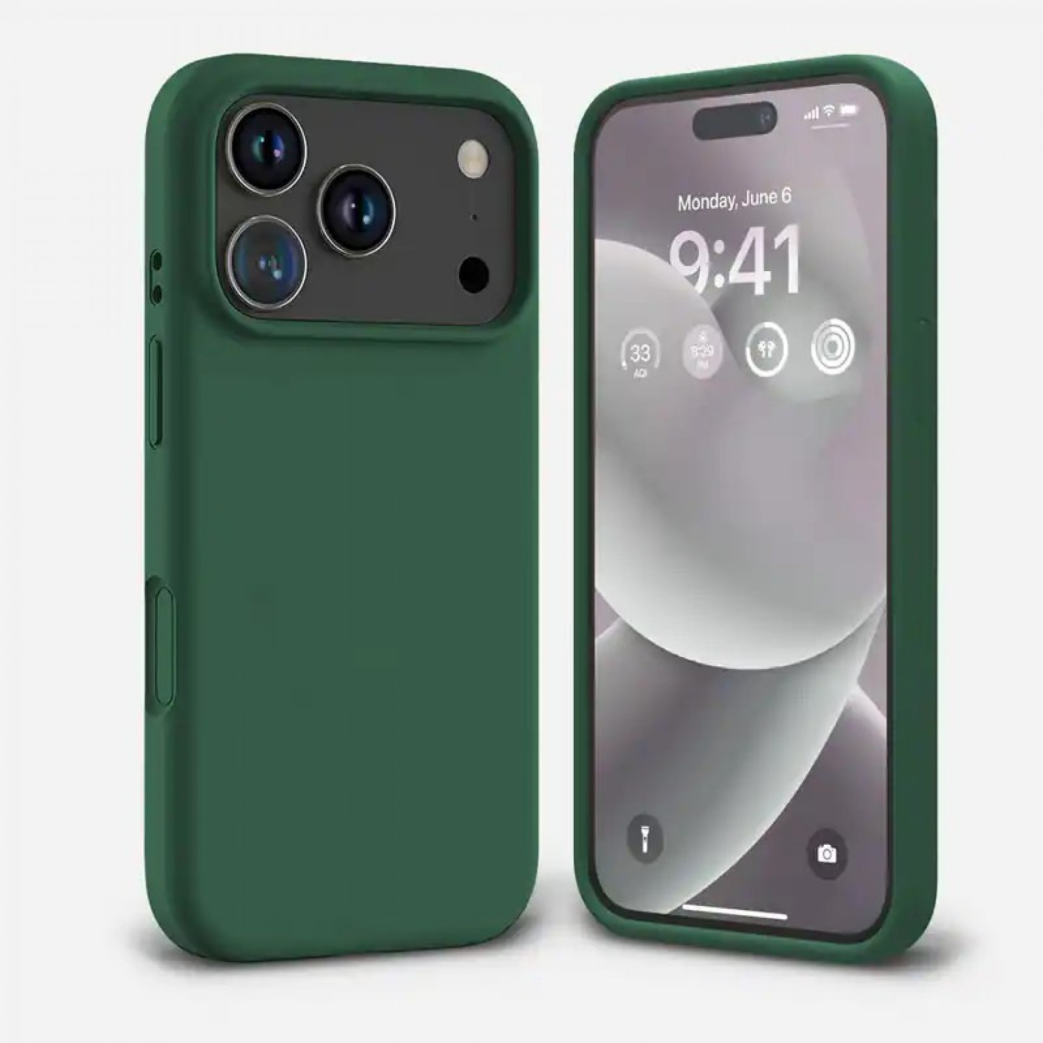OEM Θήκη Rubber Ενισχυμένης Σιλικόνης για iPhone 17 Pro Σκούρο Πράσινο OEM Θήκη Rubber Ενισχυμένης Σιλικόνης για iPhone 17 Pro Σκούρο Πράσινο