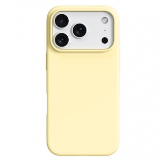 OEM Θήκη Rubber Ενισχυμένης Σιλικόνης για iPhone 17 Pro Κίτρινο