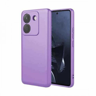 OEM Back Cover Θήκη Ενισχυμένης Σιλικόνης για Xiaomi Poco M7 Pro Λιλά