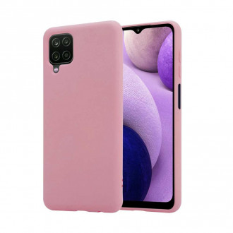 OEM Back Cover Θήκη Λεπτής Σιλικόνης Matte για Samsung Galaxy A12/ A12 Nacho Ροζ