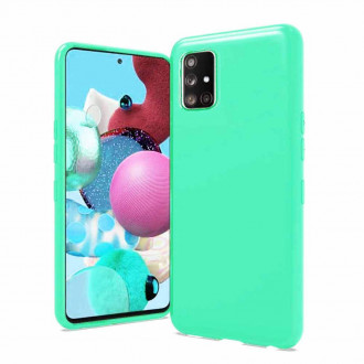 OEM Back Cover Θήκη Λεπτής Σιλικόνης Matte για Samsung Galaxy A72 Τιρκουάζ