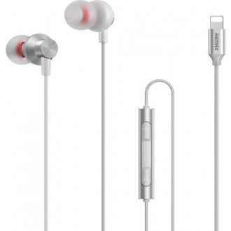 Remax RM-560i In-Ear Earphones Ενσύρματα Ακουστικά με Βύσμα Lightning Λευκά