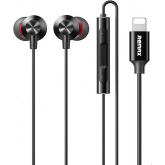 Remax RM-560i In-Ear Earphones Ενσύρματα Ακουστικά με Βύσμα Lightning Μαύρα