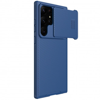 Nillkin Synthetic Fiber S Back Cover Πλαστικό για Samsung Galaxy S23 Ultra Μπλε