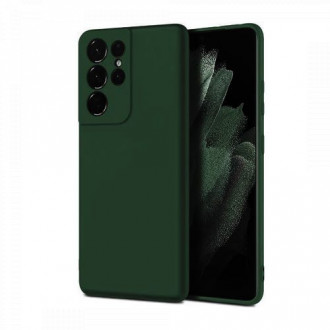 OEM Θήκη Rubber Ενισχυμένης Σιλικόνης για Samsung Galaxy S21 Ultra Πράσινο