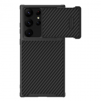 Nillkin Synthetic Fiber S Back Cover Πλαστικό για Samsung Galaxy S23 Ultra Μαύρο