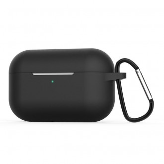 Siipro Θήκη Ενισχυμένης Σιλικόνης για Apple Airpods Pro 2 Μαύρο