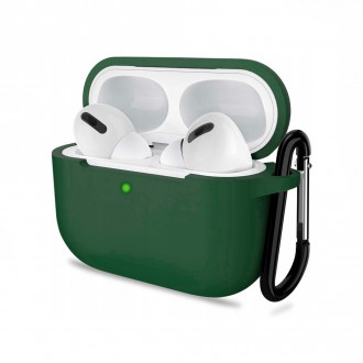 Siipro Θήκη Ενισχυμένης Σιλικόνης για Apple Airpods Pro 2 Σκούρο Πράσινο