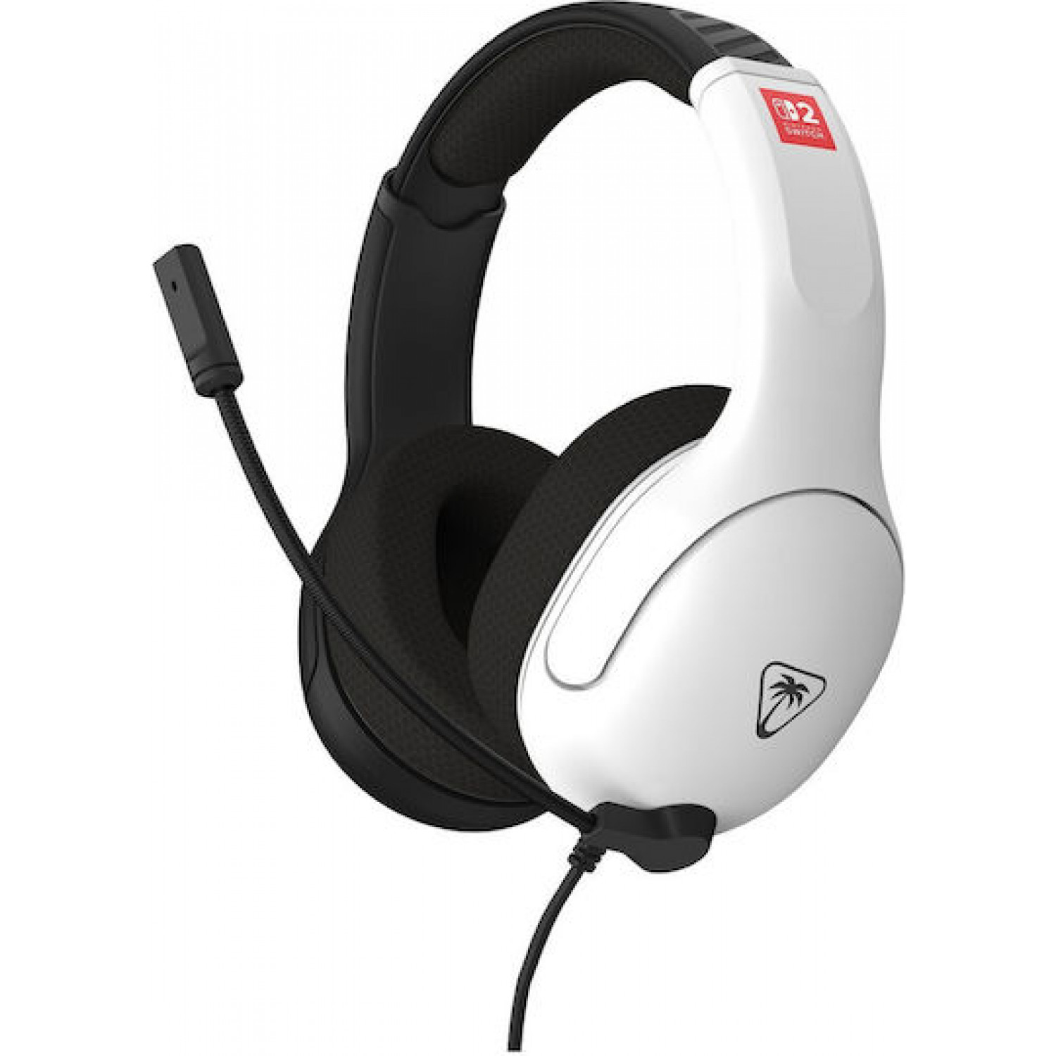 Turtle Beach Airlite Fit Switch 2 Over Ear Gaming Headset με σύνδεση 3.5mm Λευκό-Μαύρο