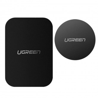 Ugreen 2 x Μαγνητικές Πλάκες για Βάση Κινητού Αυτοκινήτου Μαύρο
