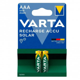 Varta Rechargeable Accu Solar Επαναφορτιζόμενες Μπαταρίες AAA Ni-MH 550mAh 1.2V 2τμχ