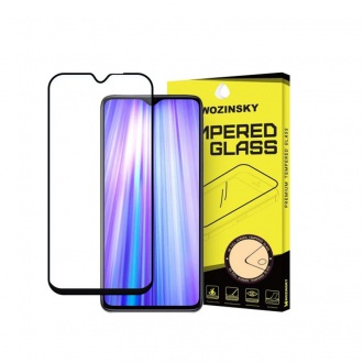 Wozinsky 5D Full Glue Full Face Tempered Glass για Xiaomi Redmi Note 8 Pro Μαύρο