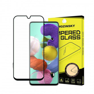 Wozinsky 5D Full Glue Full Face Tempered Glass για Samsung Galaxy A12 Μαύρο