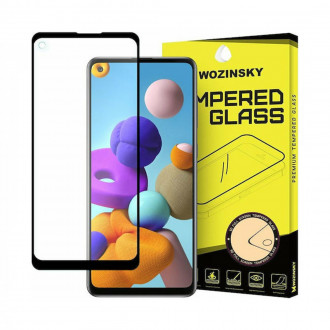 Wozinsky 5D Full Glue Full Face Tempered Glass για Samsung Galaxy A21S Μαύρο