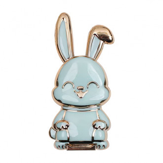 Stand Βάση τηλεφώνου BUNNY - Αυτοκόλλητη - Μπλέ