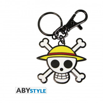 Abysse One Piece - Skull - Luffy Metal Keychain (ABYKEY004)